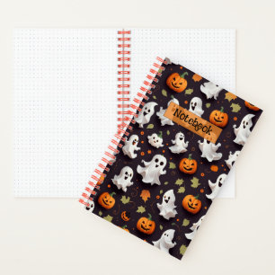Niedliches Halloween-Notebook für den Journalisten Notizbuch