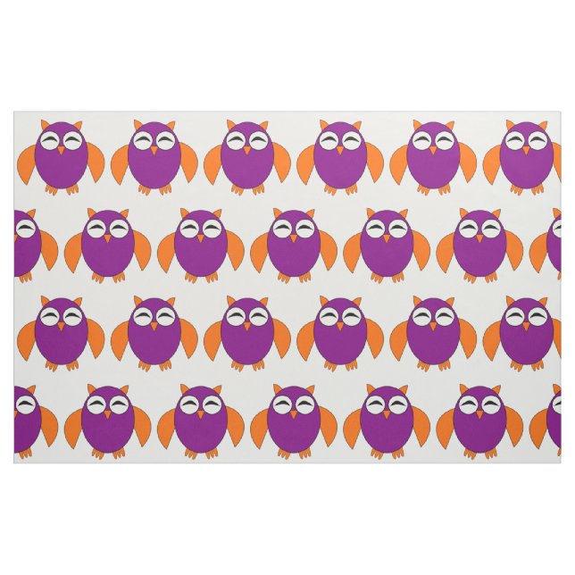 Niedliches Halloween-Owl-Flechtwerk Stoff (Fat Quarter (45,7 x 55,9 cm))