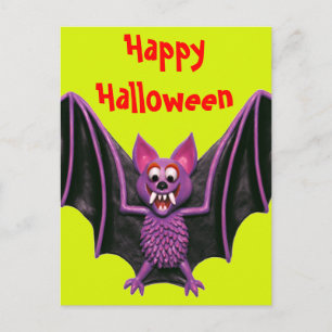Niedliches Halloween-Party Feiertagspostkarte