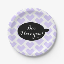 Niedliches Halloween-Party Pappteller