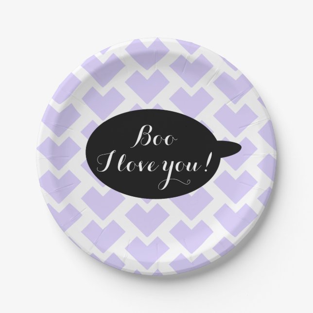 Niedliches Halloween-Party Pappteller (Vorderseite)