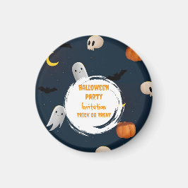 Niedliches Halloween-Party Trick oder Trete Magnet