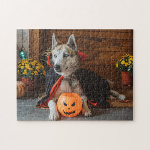 Niedliches Halloween Puppies Dog Puzzles Niedlich