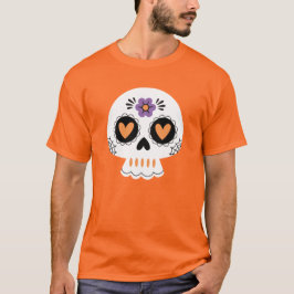 Niedliches Halloween Sugar Skull T-Shirt