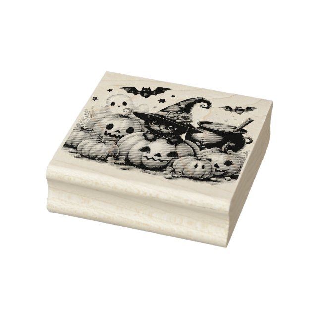 Niedliches Halloween-Thema Gummistempel (Stempel)