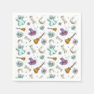 Niedliches Halloween-Thema Serviette