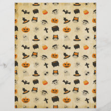 Niedliches Halloween-Themenmuster
