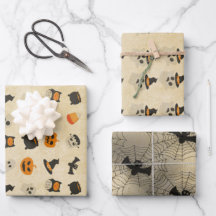 Niedliches Halloween-Themenmuster