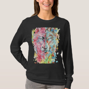 Niedliches Halloweenkostüm der Aquarellmalerei T-Shirt