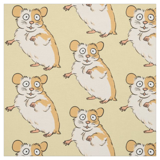 Niedliches Hamster-Muster Stoff (Muster)