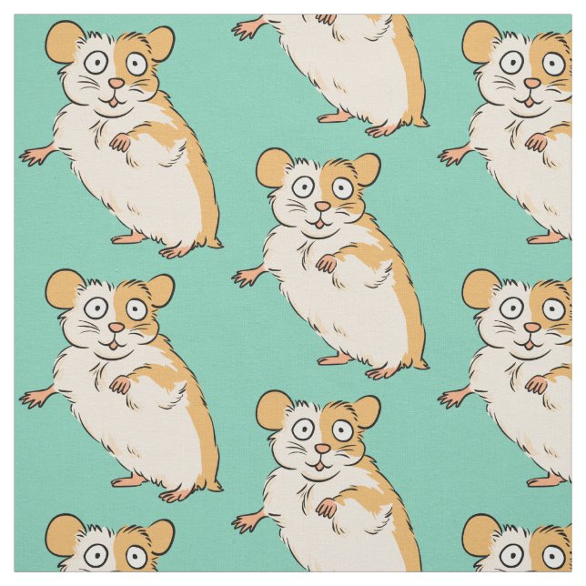 Niedliches Hamster-Muster Stoff (Muster)
