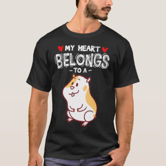Niedliches Hamsterherz gehört einem Hamster an T-Shirt