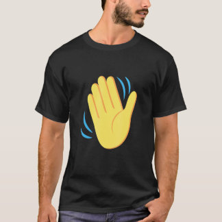 Niedliches Handzeichen Guten Tag Auf Wiedersehen! T-Shirt
