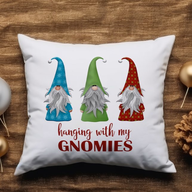 Niedliches Hängen mit meinen Gnomies Weihnachten Kissen (Von Creator hochgeladen)