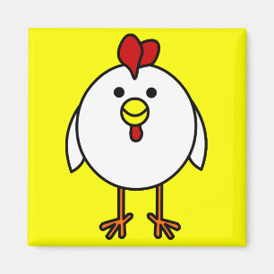 Niedliches Happy Chicken Magnet