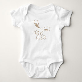 Niedliches Häschen Baby Strampler