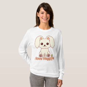 Niedliches Häschen - vegan/Vegetarier T-Shirt