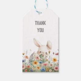 Niedliches Hasen Geburtstag Geschenkanhänger