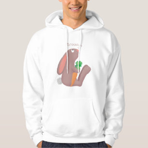 Niedliches Hasen mit KarottenCartoon Hoodie