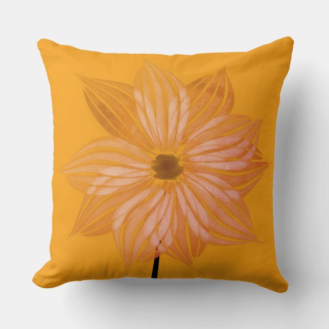 Niedliches helles Blume Kissen (Vorderseite)