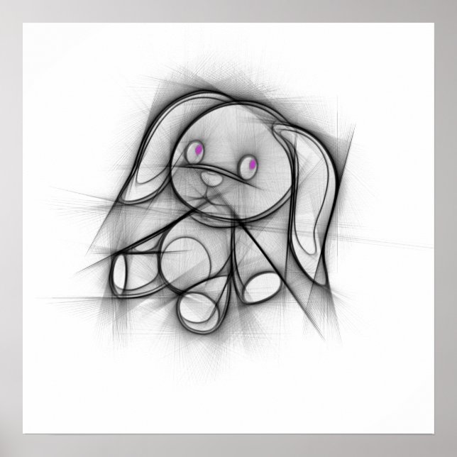 Niedliches helles Poster. Poster (Vorne)