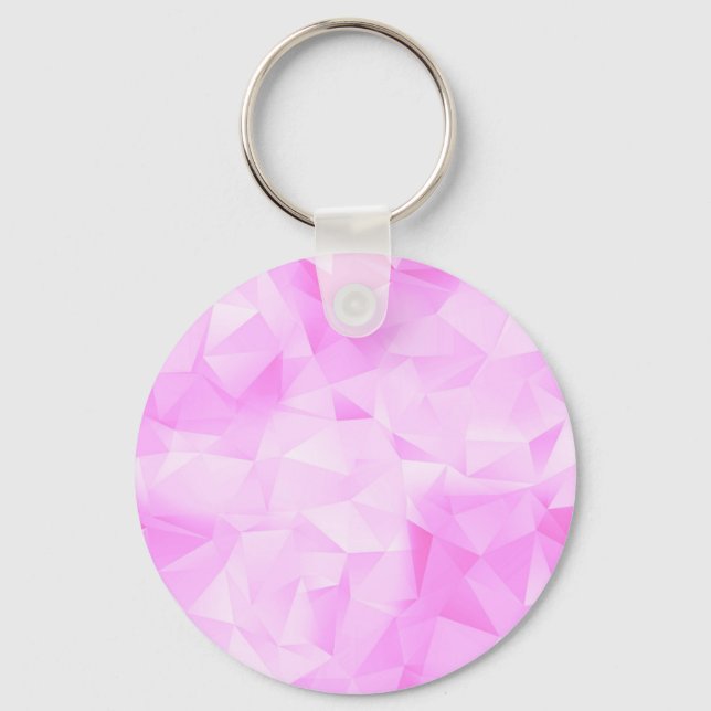 Niedliches, helles rosa Farbmuster Schlüsselanhänger (Vorderseite)