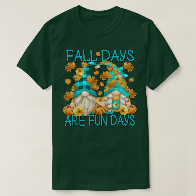 Niedliches Herbstduschkuppel für Gärtner Herbst Q T-Shirt (Design vorne)