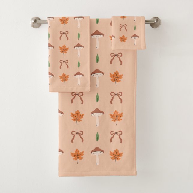 Niedliches Herbstkleid Muster Badehandtuch Set (Insitu)