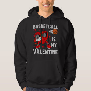Niedliches Herz Abstecher American Basketball Love Hoodie