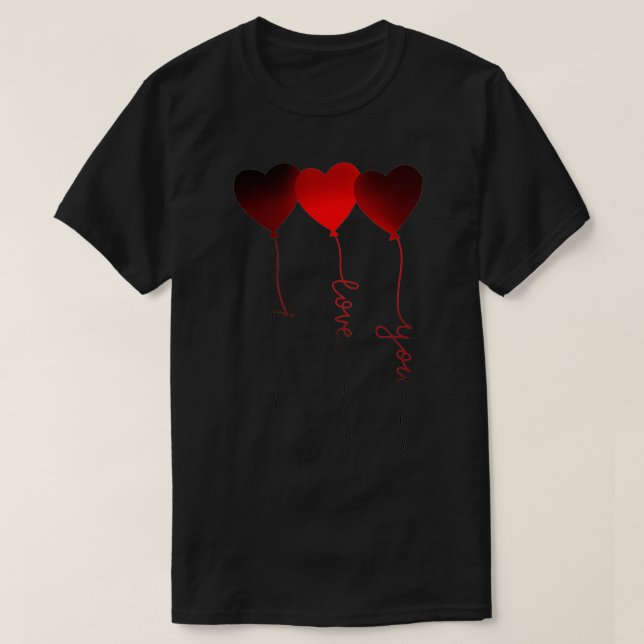 Niedliches Herz am Valentinstag T-Shirt (Design vorne)