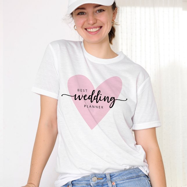 Niedliches Herz für den Hochzeitsplaner T-Shirt (Von Creator hochgeladen)