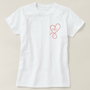 Niedliches Herz mit Liebe Valentin T - Shirt
