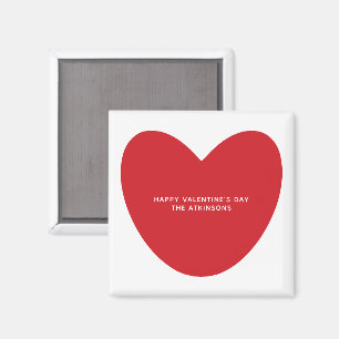 Niedliches Herz nach dem Valentinstag Magnet