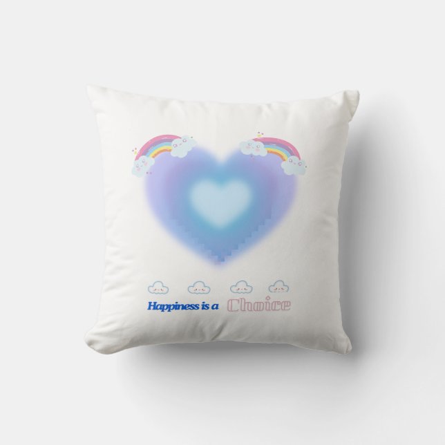 Niedliches Herzkissen Kissen (Vorderseite)