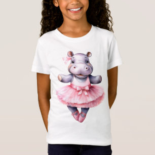 Niedliches Hippie Ballerina Tanzballett T-Shirt