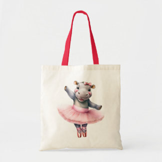Niedliches Hippie Ballerina Tanzballett Tragetasche