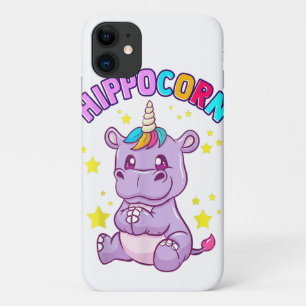 Niedliches Hippo Funny Cartoon Handy Case für iPho