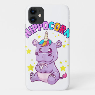 Niedliches Hippo Funny Cartoon Handy Case für iPho