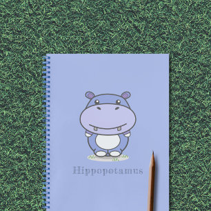 Niedliches Hippo-Notebook Notizbuch