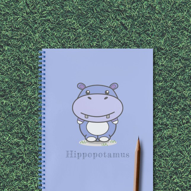 Niedliches Hippo-Notebook Notizbuch (Cute Hippo Notebook )