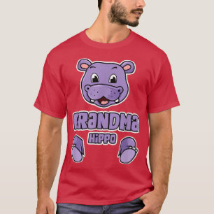 Niedliches Hippo OmaFunny Oma T-Shirt