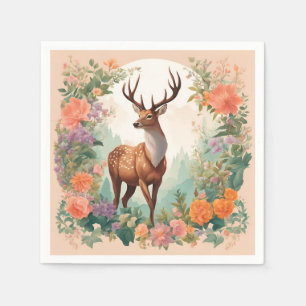 Niedliches Hirsch Serviette