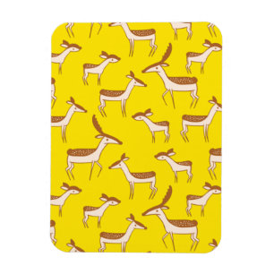 Niedliches Hirsch und Familie Magnet