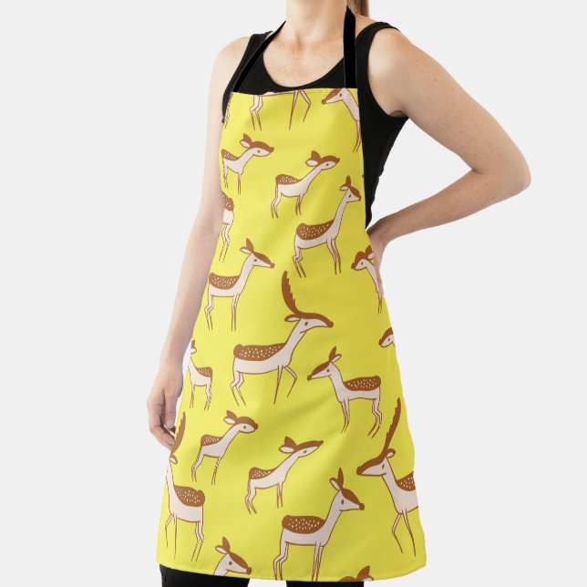 Niedliches Hirsch und Familie Schürze (InSitu)