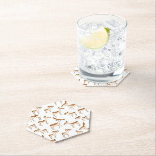 Niedliches Hirsch und Familie Untersetzer