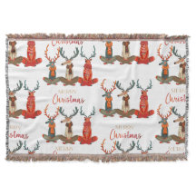 Niedliches Hirsch. Weihnachtshirsche in den Skarve