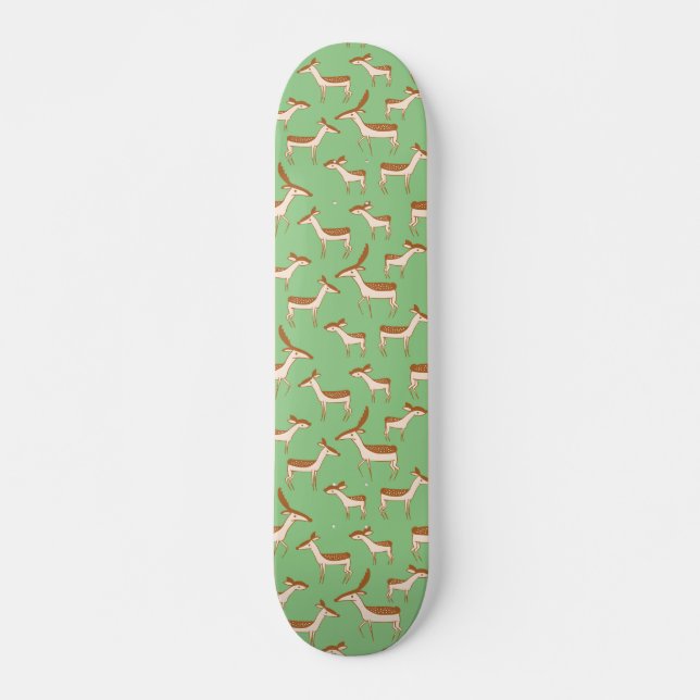 Niedliches Hirschdesign anpassen Skateboard (Vorne)