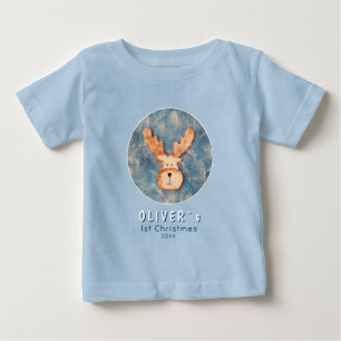 Niedliches Hirschreindeer-Baby Baby T-shirt