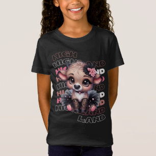 Niedliches Hochland Kuh Ballerina - Kawaii Tier T-Shirt