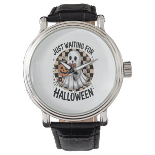 Niedliches Hochland-KuhHalloween (2) Armbanduhr
